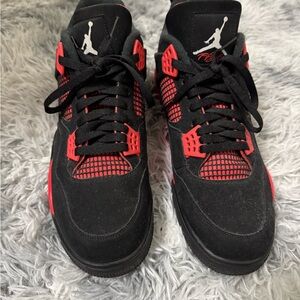 Black and Red Sneakers